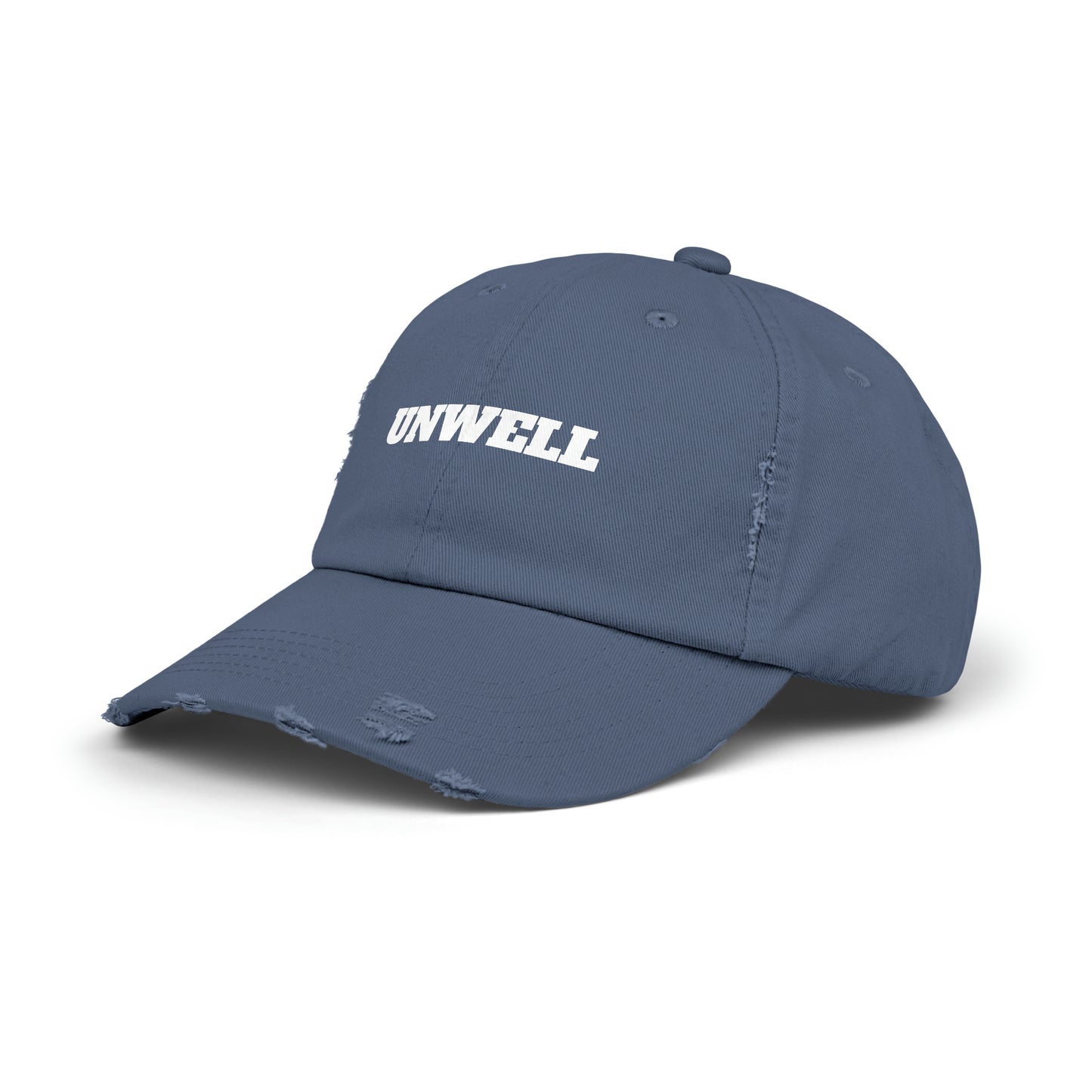 UNWELL Unisex Distressed Cap