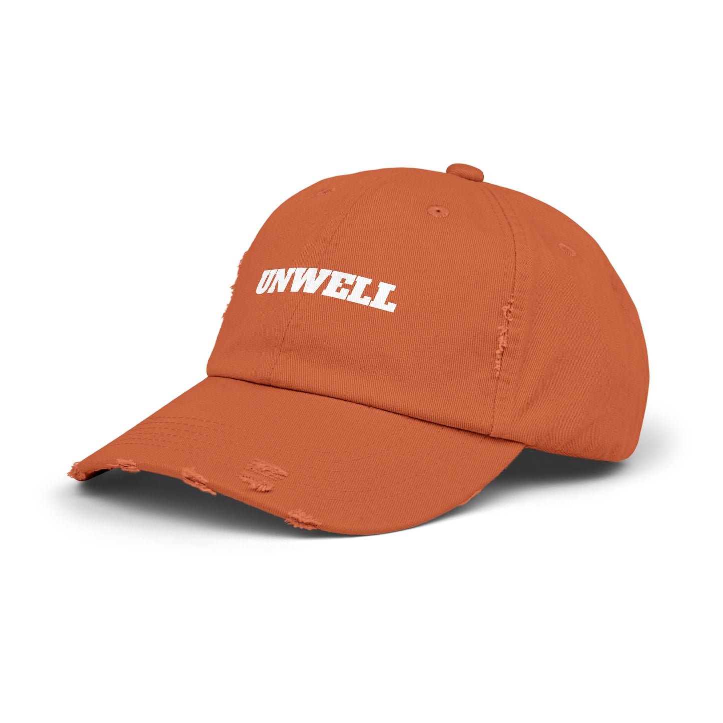 UNWELL Unisex Distressed Cap