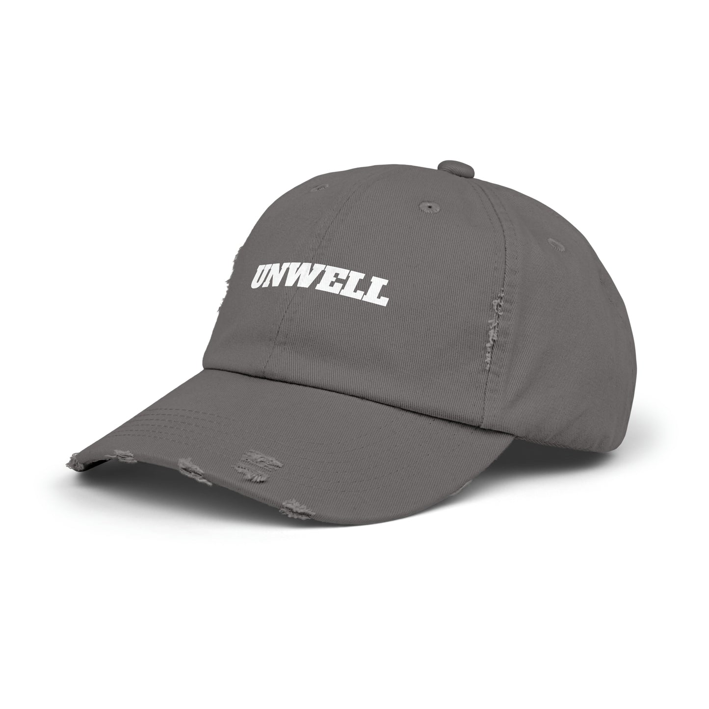 UNWELL Unisex Distressed Cap