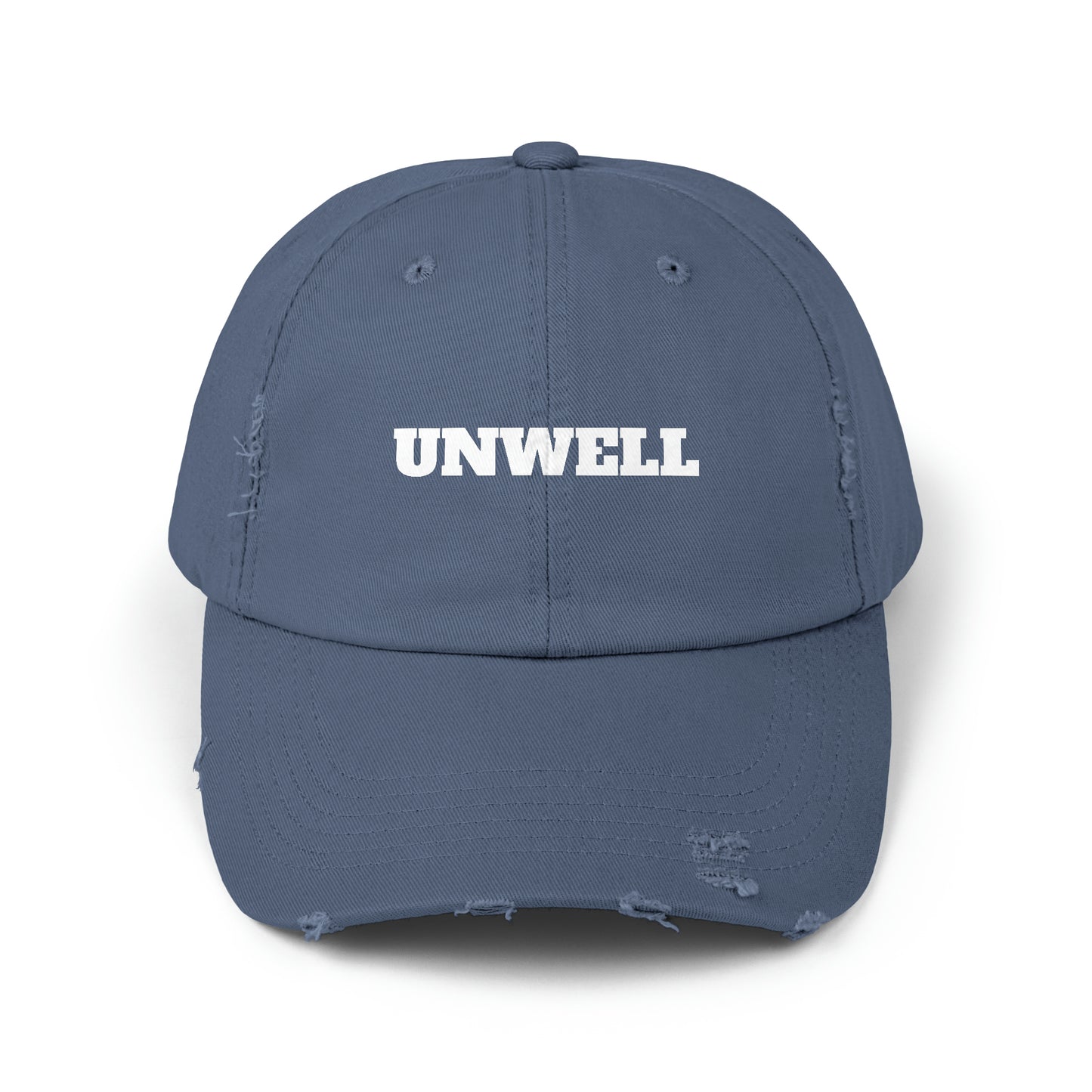 UNWELL Unisex Distressed Cap