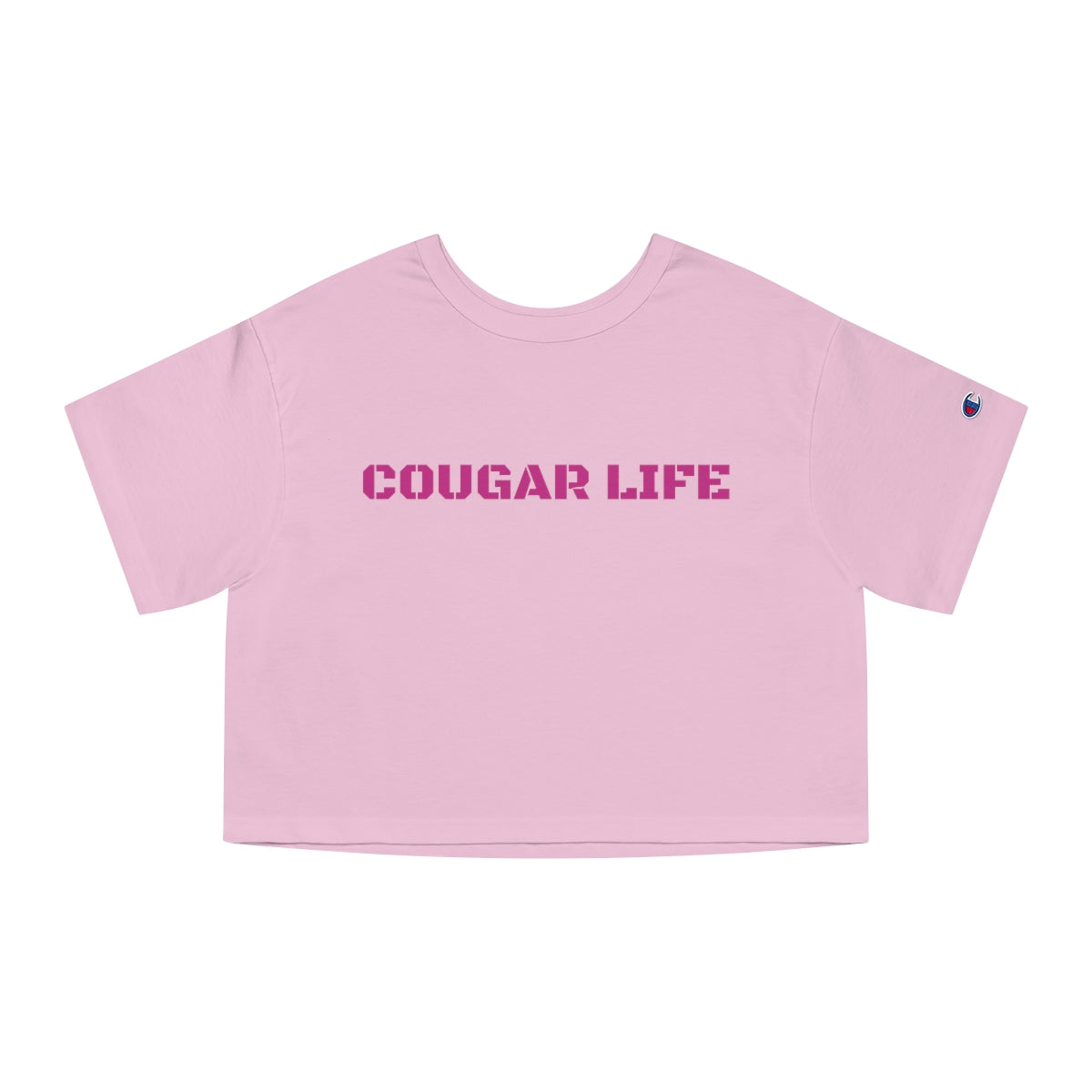 Cougar Life Champion Women's Heritage Cropped T-Shirt