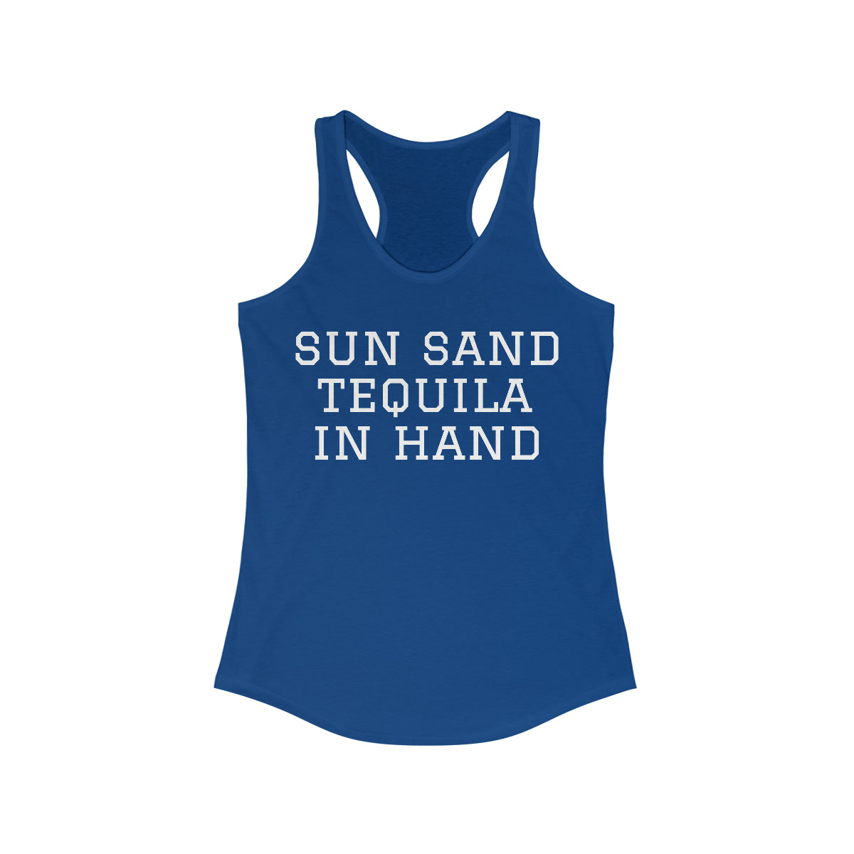 SUN SAND TEQUILA Women's Ideal Racerback Tank