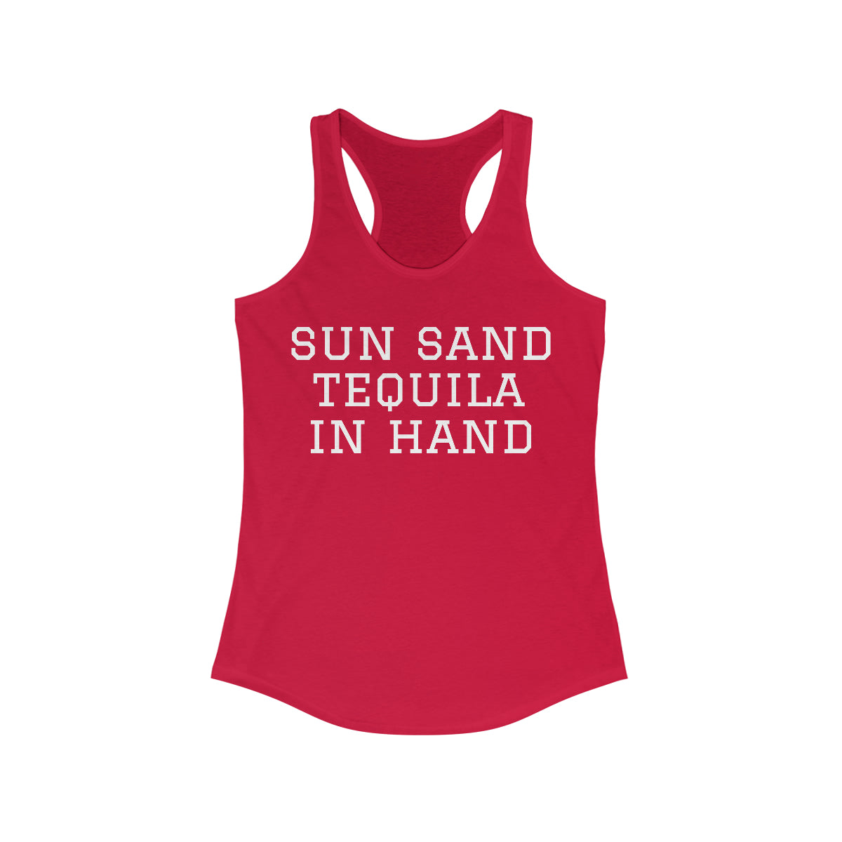 SUN SAND TEQUILA Women's Ideal Racerback Tank