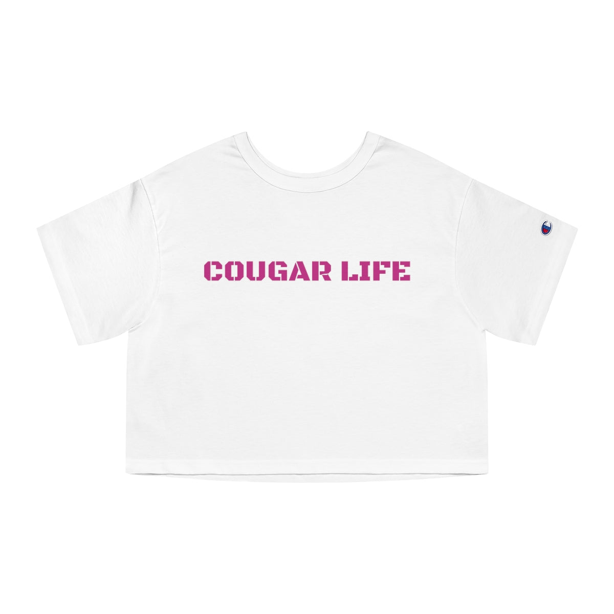 Cougar Life Champion Women's Heritage Cropped T-Shirt