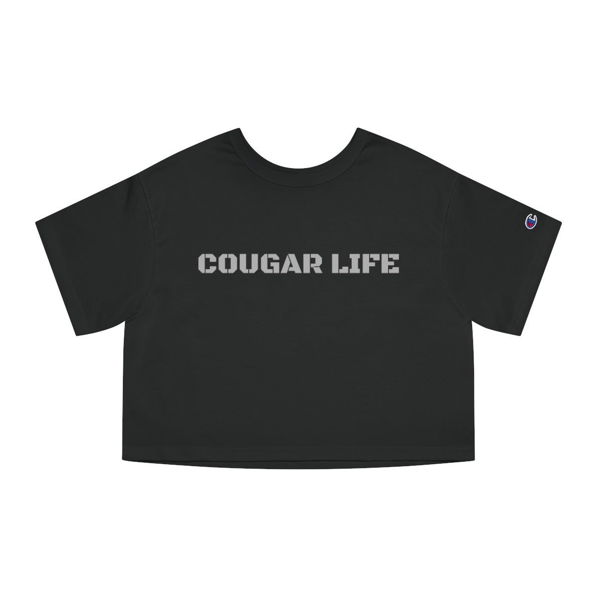 Cougar Life Champion Women's Heritage Cropped T-Shirt