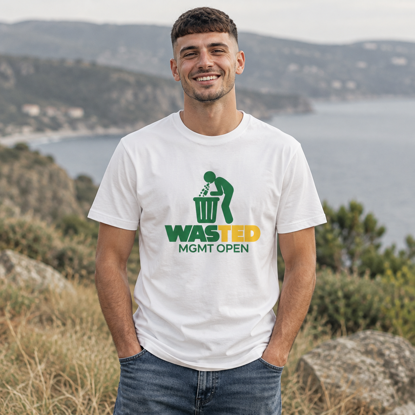 Wasted Management Open Graphic T-Shirt