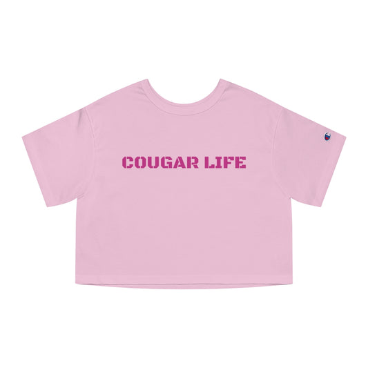 Cougar Life Champion Women's Heritage Cropped T-Shirt